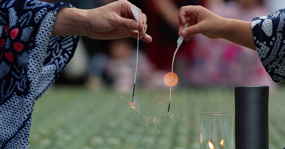 線香花火を楽しむ 祇園祭の宵」 開催・千總の屏風祭 宵山期間 特別開館
